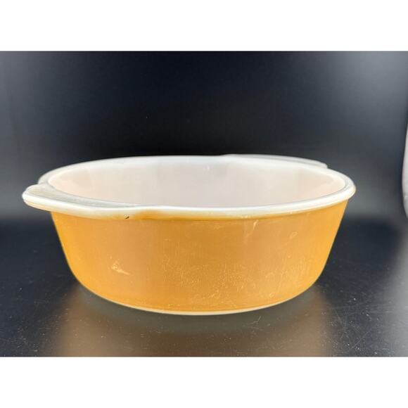 Anchor Hocking Peach Luster 1 Quart Casserole Dish - Picture 7 of 9